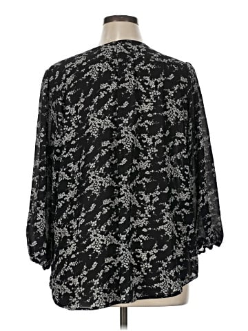 Monday Fun 3/4 Sleeve Blouse (view 2)