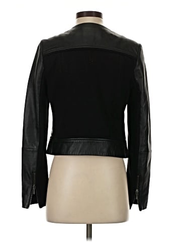 Ett:Twa by Anthropologie Leather Jacket (view 2)