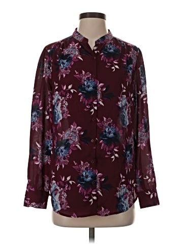 Faded Glory Long Sleeve Blouse (view 1)
