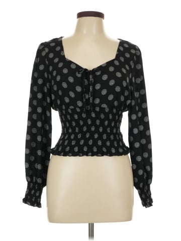 Maison Jules Long Sleeve Blouse (view 1)