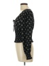 Maison Jules 100% Polyester Black Long Sleeve Blouse Size L - photo 5