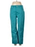One 5 One Color Block Teal Jeans Size 8 - photo 1