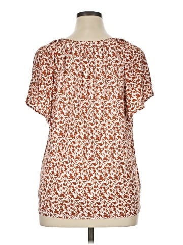 Ann Taylor LOFT Short Sleeve Blouse (view 2)