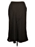 Bass 100% Polyester Argyle Black Formal Skirt Size 10 - photo 2