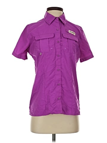 Magellan Outdoors Short Sleeve Blouse (view 1)