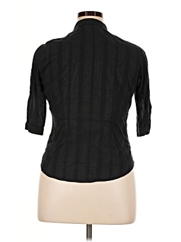 Kiyonna 3/4 Sleeve Button-Down Shirt (view 2)