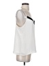 Banana Republic 100% Polyester White Sleeveless Blouse Size M - photo 4