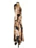 Aknvas Print Tan Cocktail Dress Size 0 - photo 4