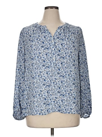 Ann Taylor LOFT Long Sleeve Blouse (view 1)