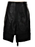 A.L.C. 100% Leather Black Leather Skirt Size XS - photo 2