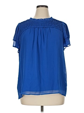 Ann Taylor LOFT Short Sleeve Blouse (view 1)