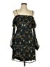 Lumiere 100% Polyester Paisley Black Cocktail Dress Size L - photo 1