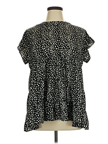 chic soul (chicsoul.com) Short Sleeve Blouse (view 1)