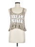 rue21 100% Rayon Gold Tank Top Size M - photo 1