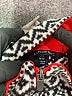 Lands' End 100% Polyester Print Black Snow Jacket Size 10 - 12 - photo 3