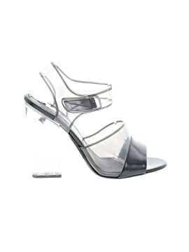 Prada Ankle Strap Lucite Heel Sandals (view 1)