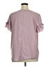 Lane Bryant 100% Polyester Pink Short Sleeve Blouse Size 16 - photo 2