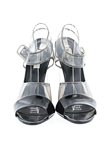 Prada Ankle Strap Lucite Heel Sandals (view 2)