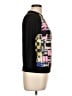 Paniz Graphic Black Pullover Sweater Size L - photo 4