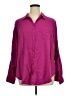 Torrid Purple 3/4 Sleeve Button-Down Shirt Size 1X Plus (1) - photo 1