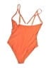 Cupshe Color Block Orange One Piece Swimsuit Size M - photo 2