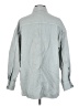 H&M 100% Baumwolle Gray 3/4 Sleeve Button-Down Shirt Size S - photo 2
