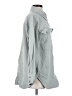 H&M 100% Baumwolle Gray 3/4 Sleeve Button-Down Shirt Size S - photo 4