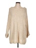 By Anthropologie Metallic Tan Pullover Sweater Size L - photo 1