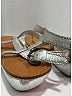 Miu Miu 100% Leather Silver Sandals Size EU 40 - photo 3
