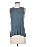 Halogen Blue Sleeveless T-Shirt Size S - photo 1