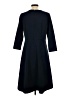 The Limited Solid Blue Casual Dress Size L - photo 2