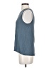 Halogen Blue Sleeveless T-Shirt Size S - photo 5