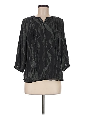 Joe's Jeans 3/4 Sleeve Silk Top (view 1)