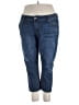 Melissa McCarthy Seven7 Solid Blue Jeans Size 22 - photo 1