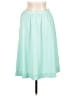 Assorted Brands 100% Polyester Solid Teal Green Casual Skirt Size 16 - photo 2
