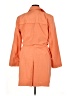 Gallery 100% Polyester Orange Trenchcoat Size XL - photo 2