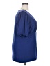Lane Bryant Blue Short Sleeve Top Size S (estimated) - photo 4