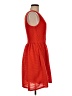 Bordeaux 100% Polyester Chevron-herringbone Red Casual Dress Size M - photo 5