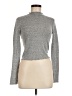 Me To We Metallic Gray Turtleneck Sweater Size M - photo 1