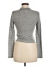 Me To We Metallic Gray Turtleneck Sweater Size M - photo 2