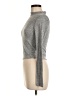 Me To We Metallic Gray Turtleneck Sweater Size M - photo 5