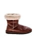 Ugg 100% Leather Brown Ankle Boots Size 10 - photo 1