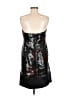 Kay Unger 100% Polyester Metallic Black Cocktail Dress Size 8 - photo 2