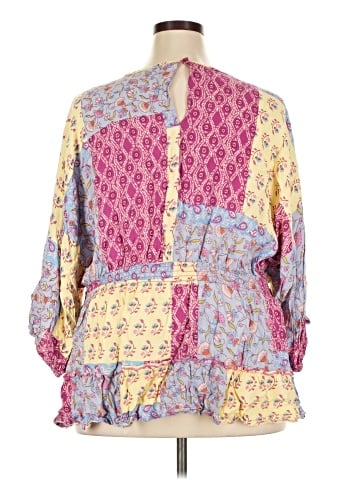 Cato 3/4 Sleeve Blouse (view 2)