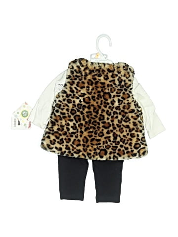 Little Me Faux Fur Vest (view 2)