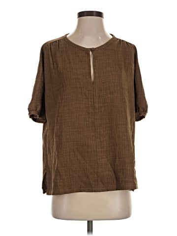 Max Studio Short Sleeve Blouse (view 1)