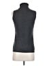 Forte 100% Cashmere Gray Sleeveless Turtleneck Size S - photo 2