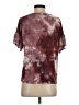 Blue Rain Tie-dye Burgundy Short Sleeve Top Size S - photo 2