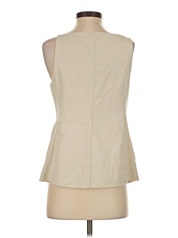 Madewell Square-Neck Vest in Drapey Twill (view 2)