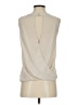 Naked Zebra 100% Polyester Ivory Sleeveless Blouse Size S - photo 2